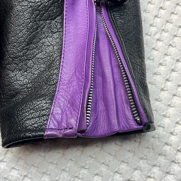 Screaming Eagle Ladies Leather Riding Jacket Size Large Excellent Condition - Picture 12 of 15